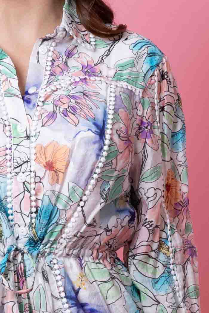 Quinn Dress White Lace Floral 3