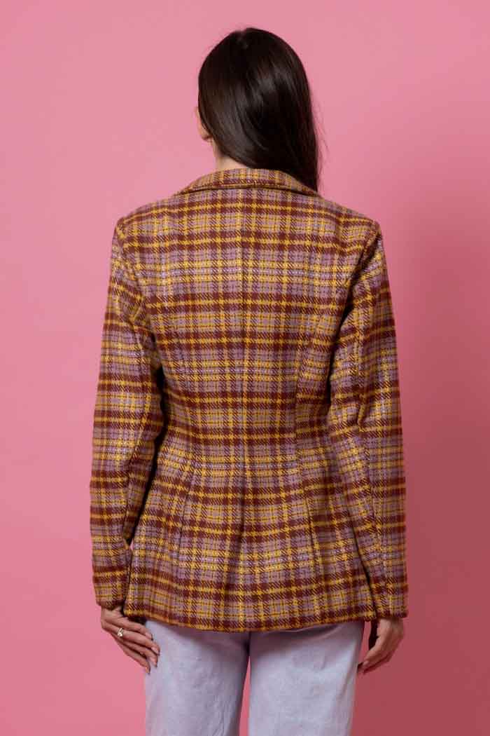 Misha Blazer Plaid Check 3