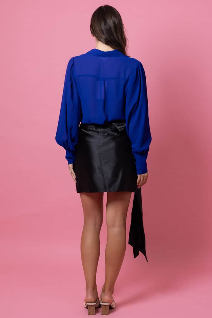 Havie Bow Mini Skirt Black 3
