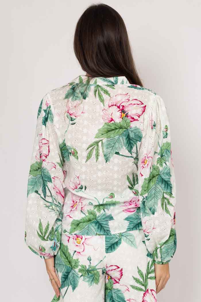 Beau Shirt White Floral 3