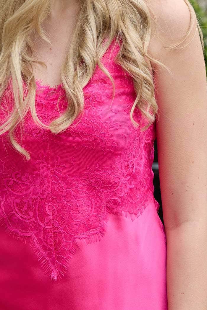 Iva Lace Singlet Pink 5