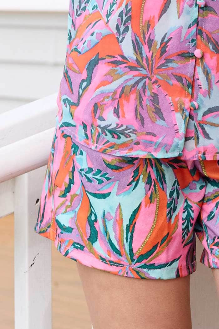 Nessa Chiffon Blouse Palm Pink 5