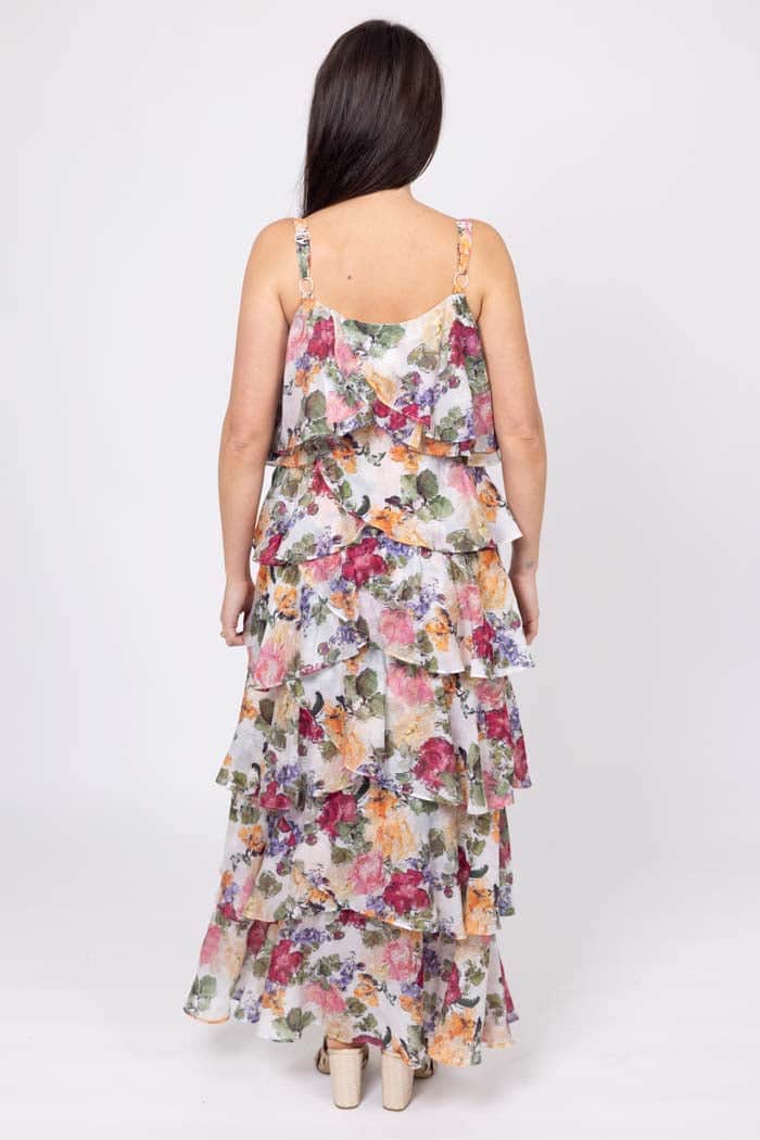 Petal Maxi Dress Floral 4
