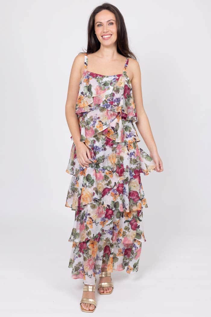 Petal Maxi Dress Floral