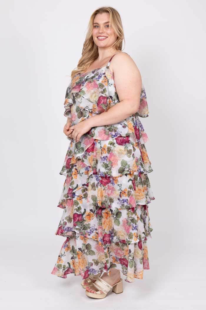 Petal Maxi Dress Floral 5