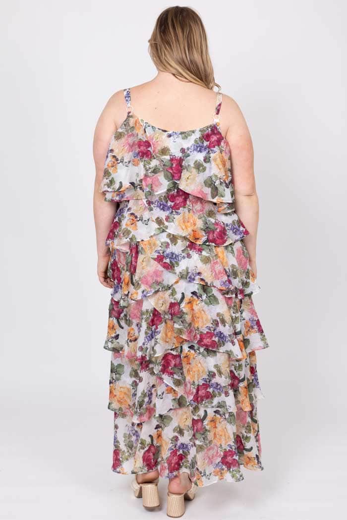 Petal Maxi Dress Floral 6
