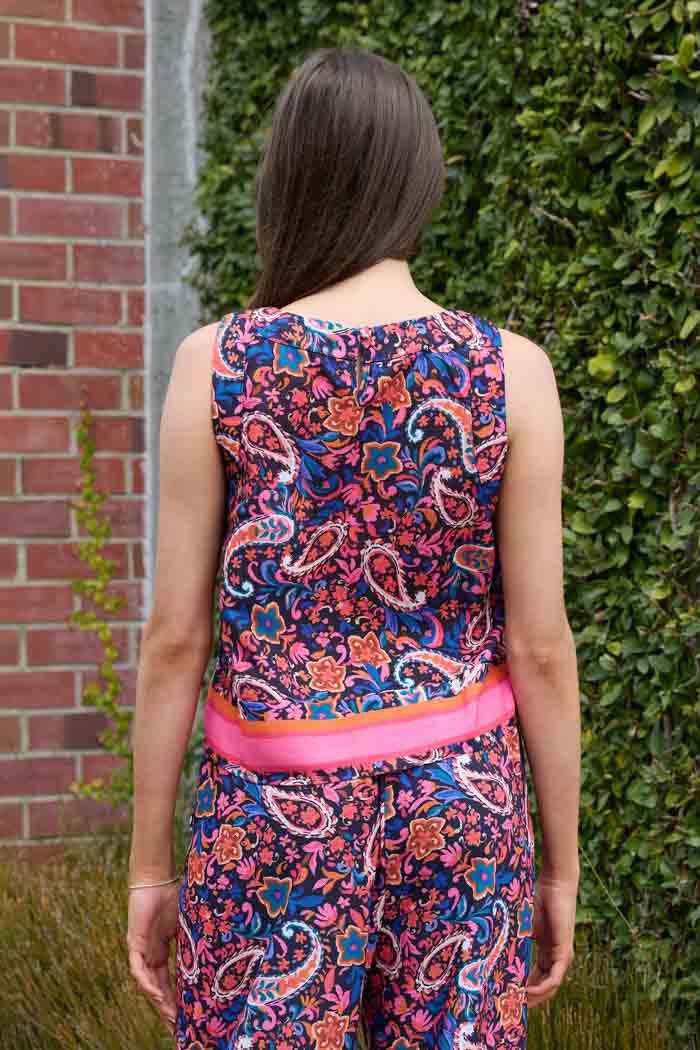 Mia Bodice Black Print 3