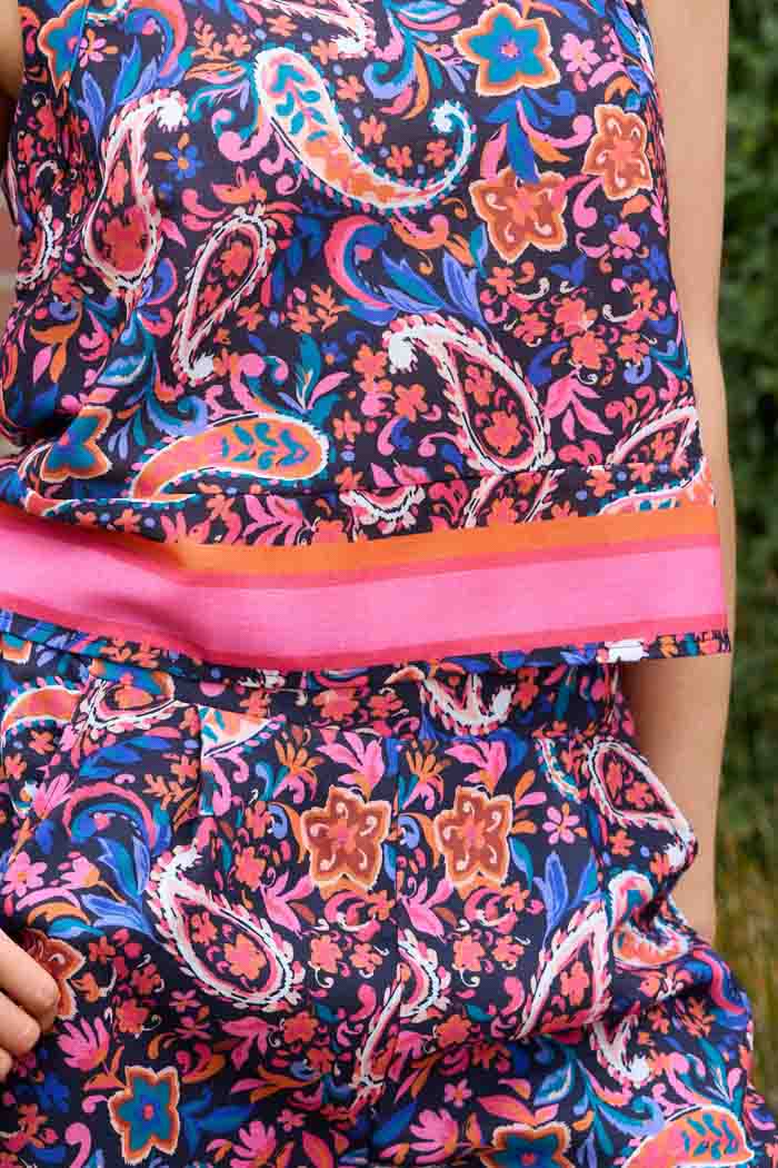 Mia Bodice Black Print 5