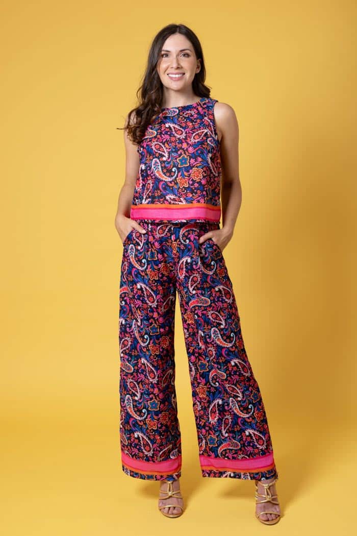 Mia Pant Black Print 4