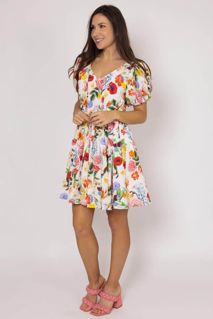 Max Mini Dress Botanical Floral 2