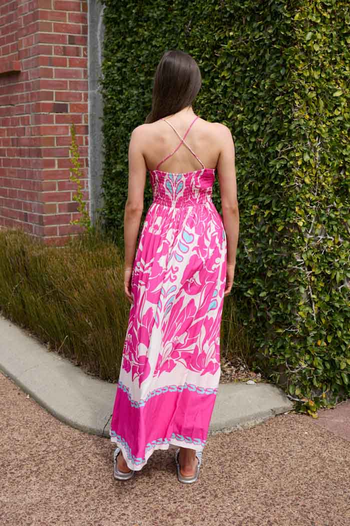 Fenella Maxi Dress Pink 3