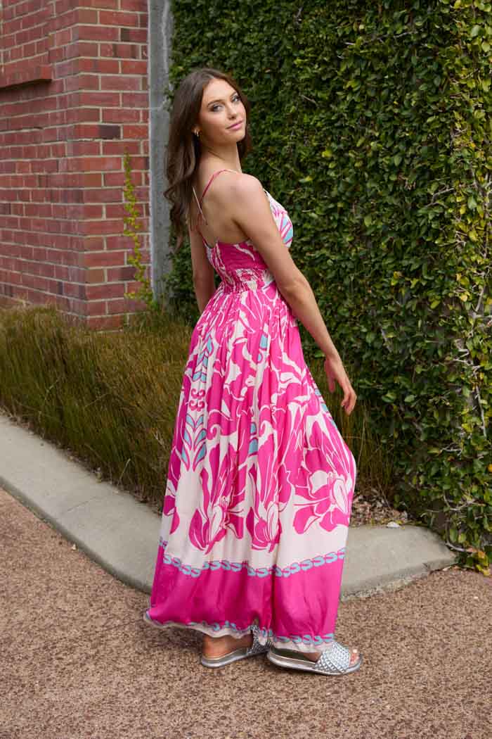 Fenella Maxi Dress Pink 2