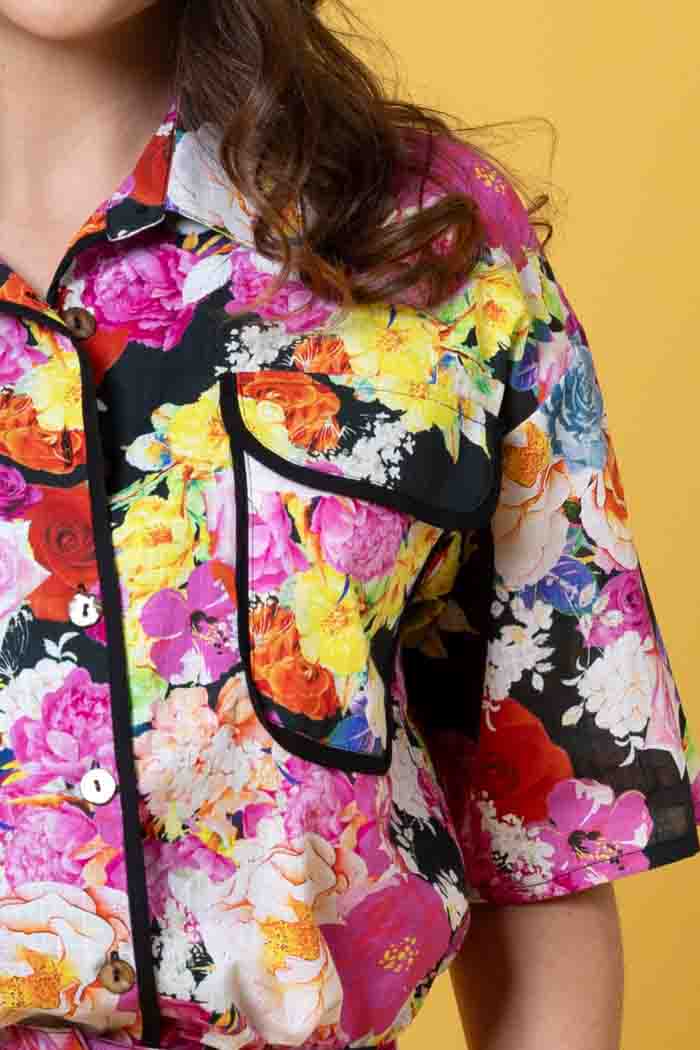 Matilda Shirt Black Floral 4