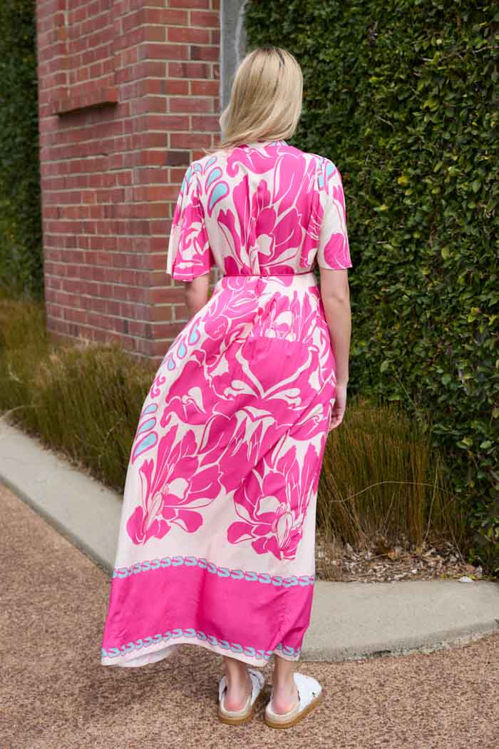 Karoline Shirt Dress Pink 3