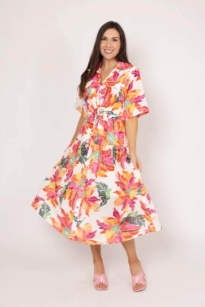 Kailani Midi Dress Floral 4