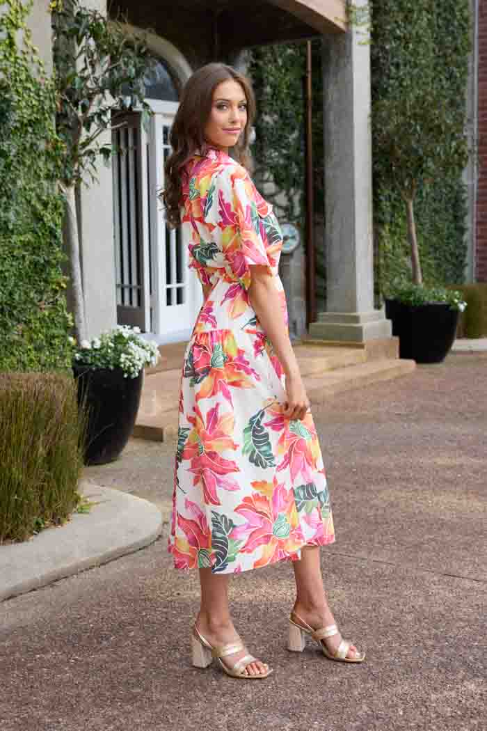 Kailani Midi Dress Floral 2
