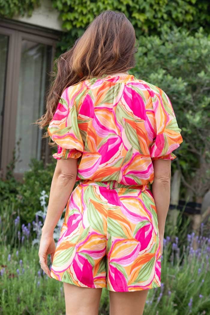 Ava Chiffon Blouse Pink 4