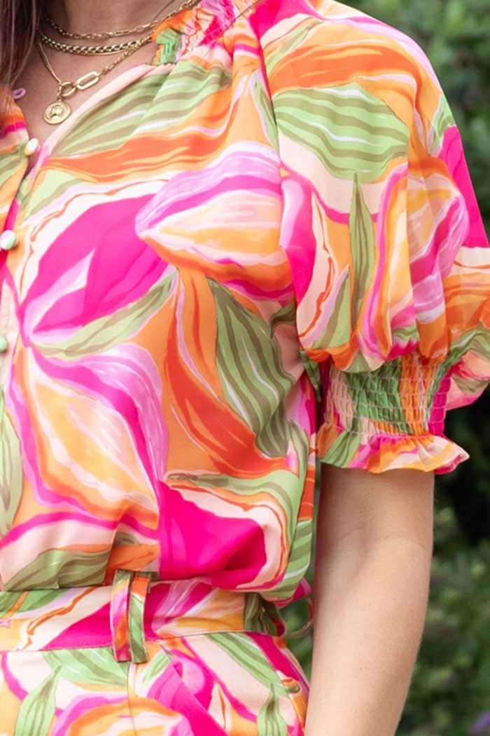 Ava Chiffon Blouse Pink 5