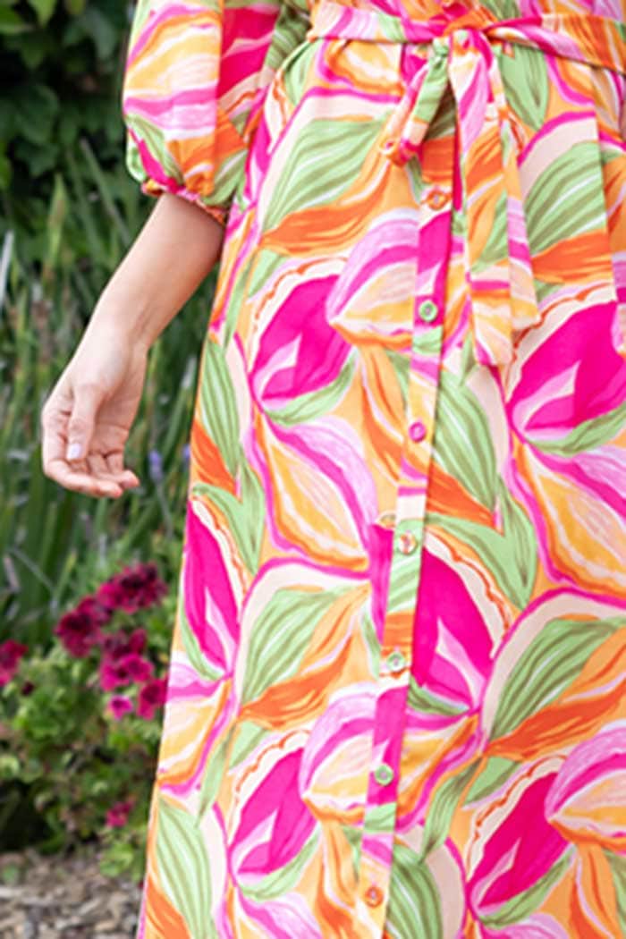 Zoe Shirt Dress Pink 4