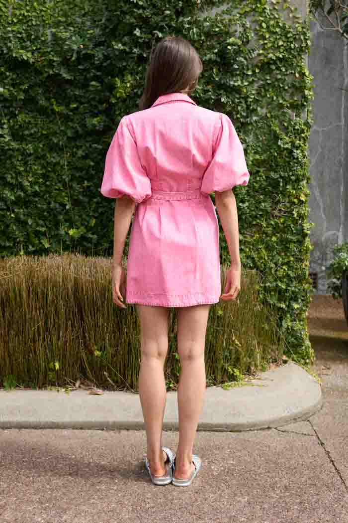 Nikisha mini dress pink 4