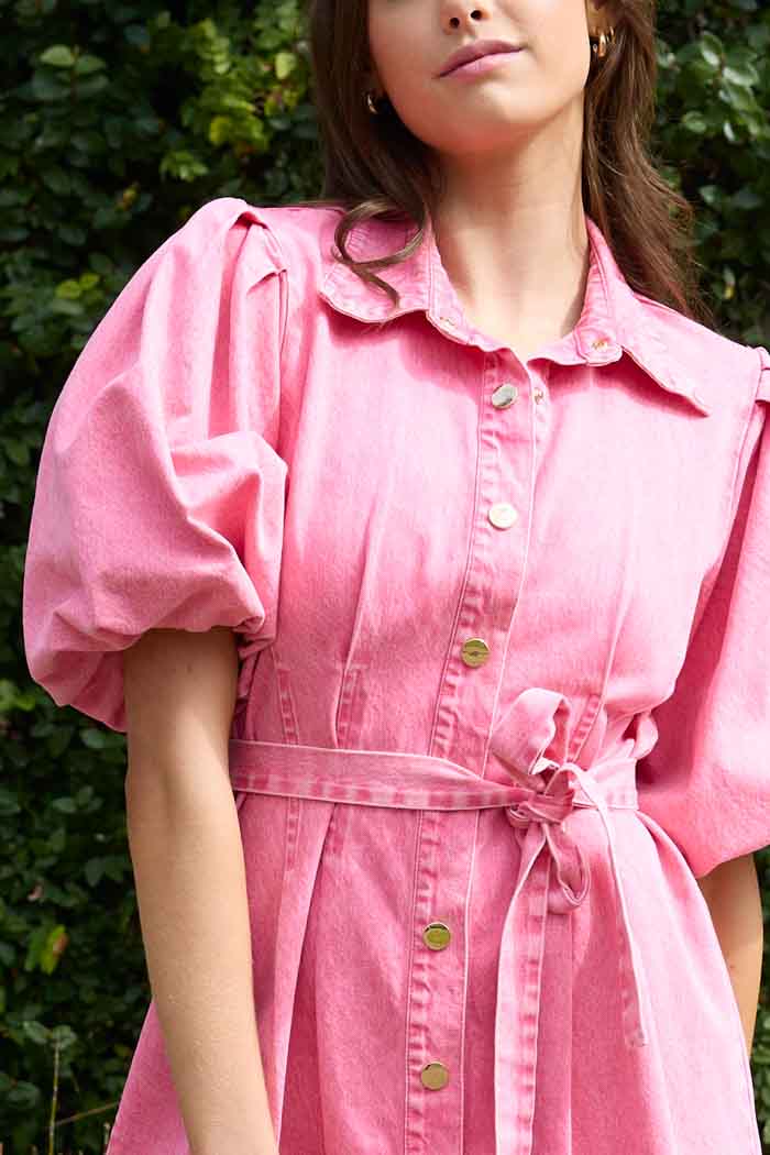 Nikisha mini dress pink 6