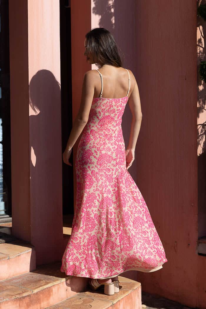 Isla Maxi Dress Pink 5