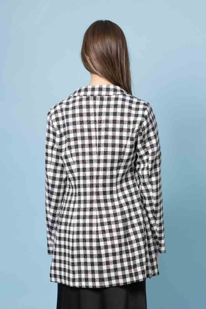 Rocky Blazer Black and White Check 3