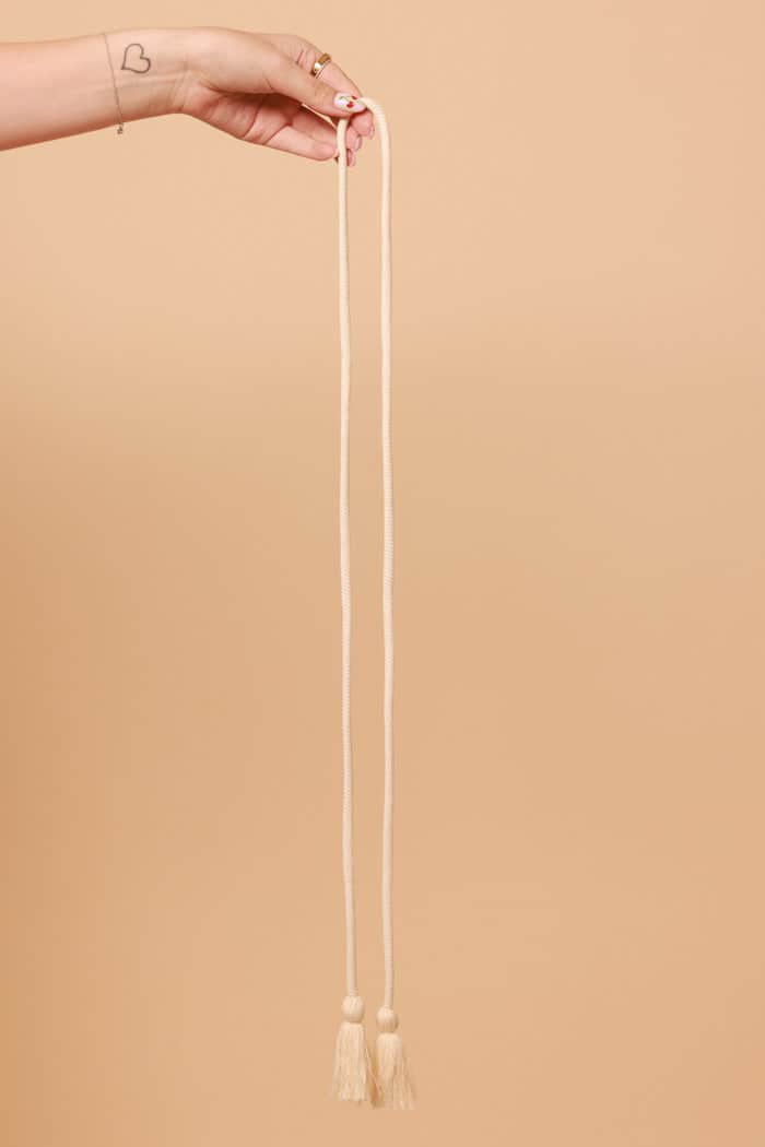 White Rope Tie