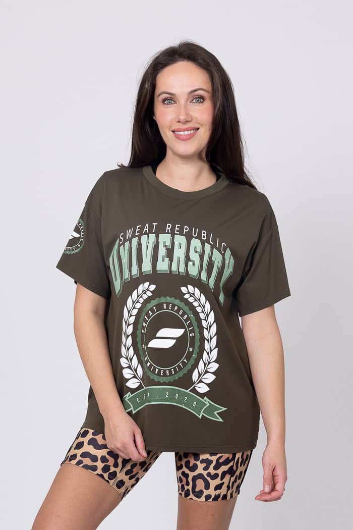 Burnt Out Tee Khaki 6