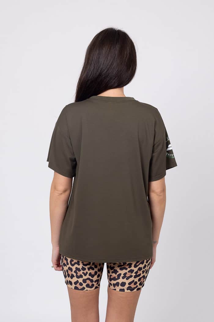 Burnt Out Tee Khaki 5