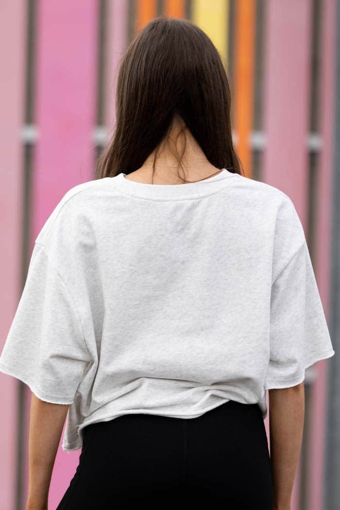 Varsity T-Shirt Grey Marle 4