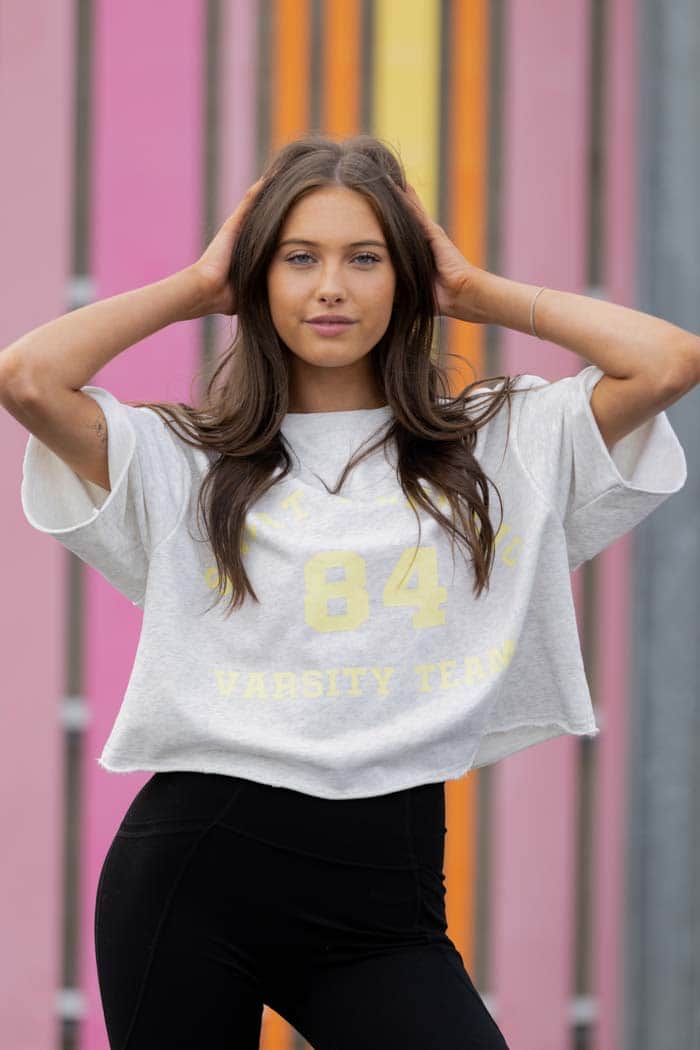 Varsity T-Shirt Grey Marle