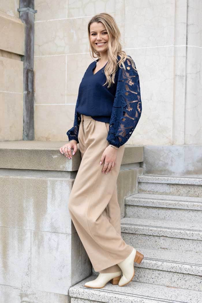 Sand Pant Beige Wool 2