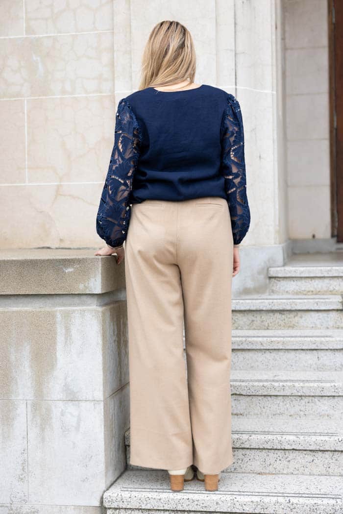 Sand Pant Beige Wool 3