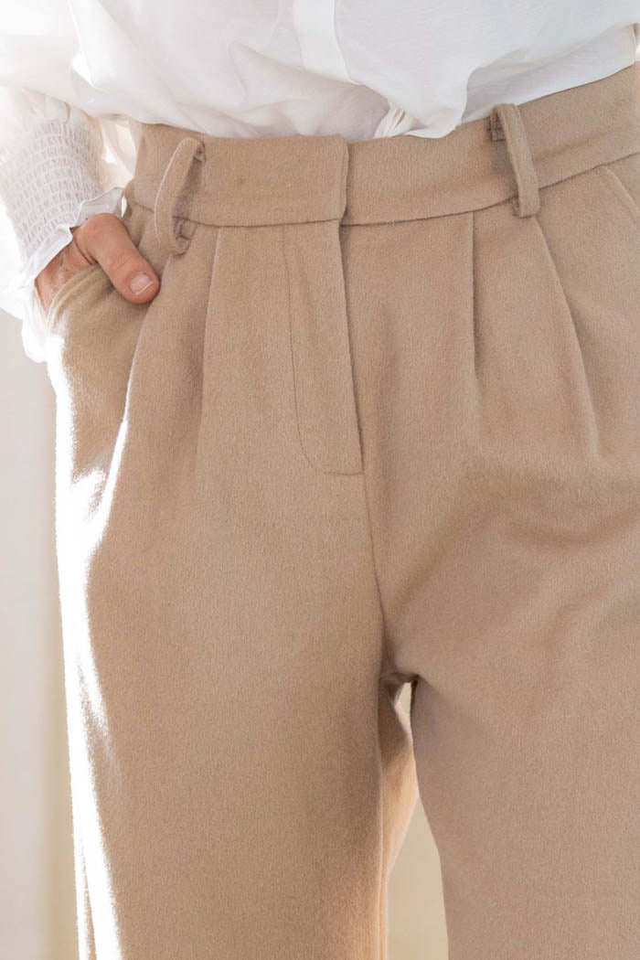 Sand Pant Beige Wool 4