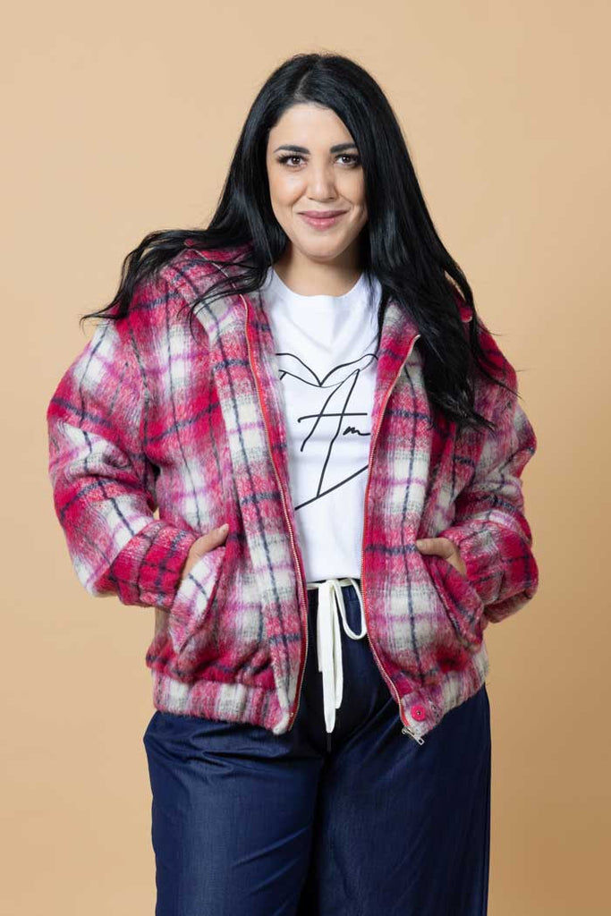 Plus Size Pink Bomber Jacket Buy Saskia Bomber Jacket Pink