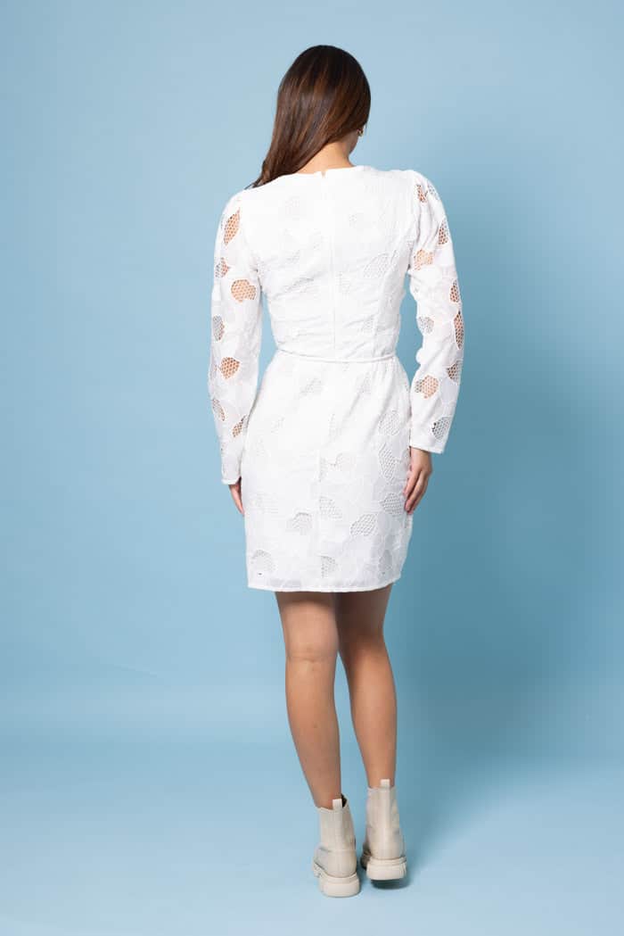 Serenity Lace Dress White 3