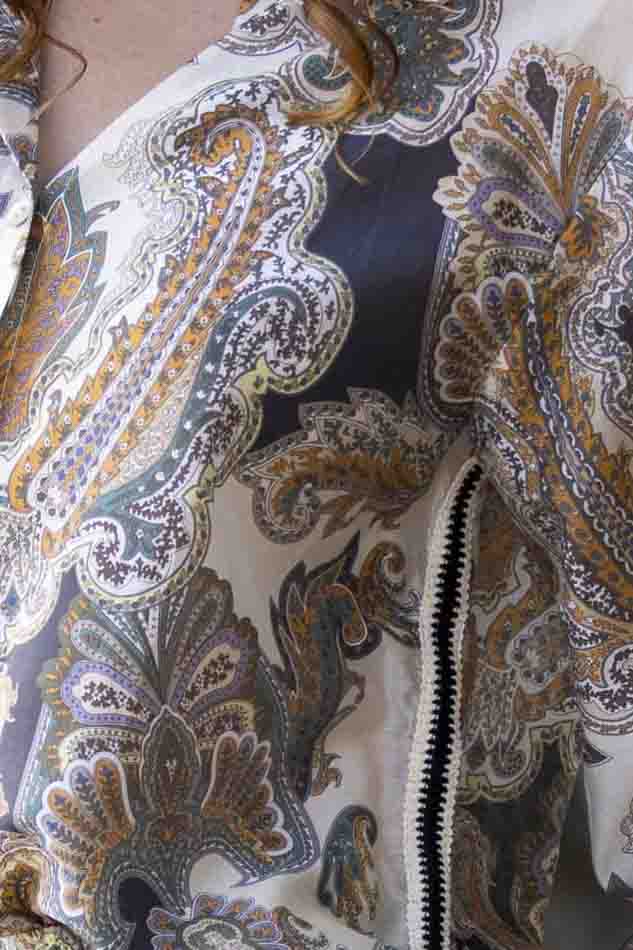 Penelope Shirt Paisley Cream 4