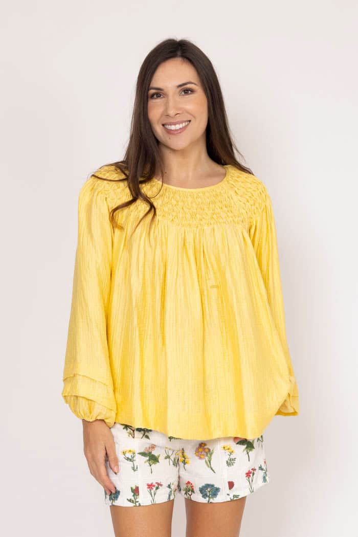 Darya Blouse Yellow 2