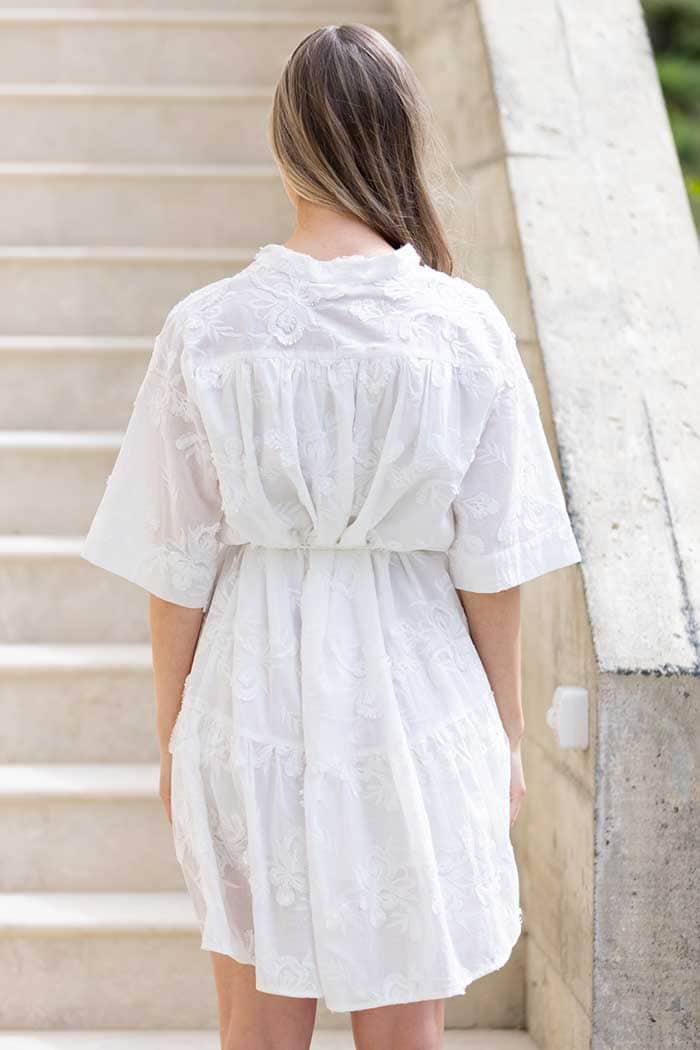 Brae Shirt Dress White 3