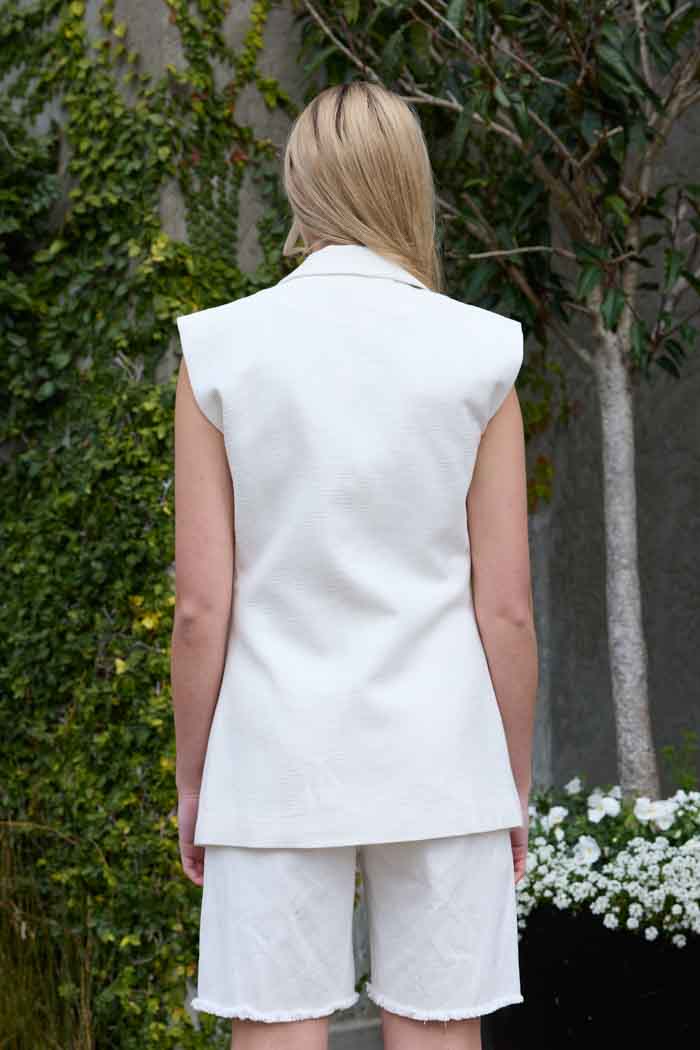 Rhodes Vest White 3