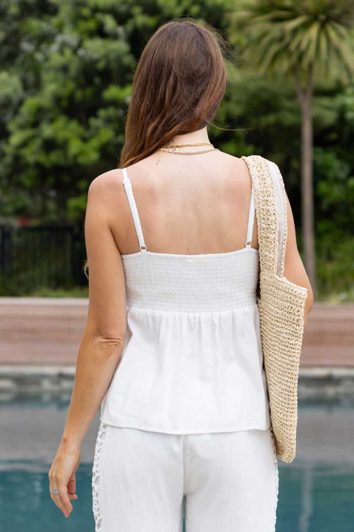 Mahurangi Bodice Top White 3
