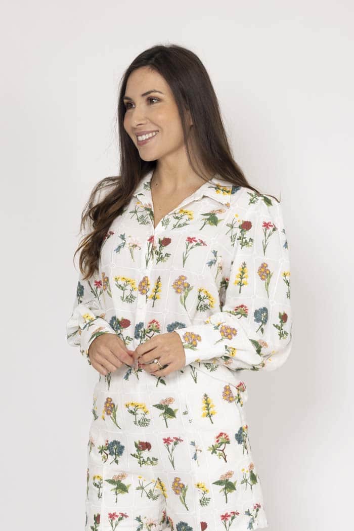 Botanical Shirt White 2