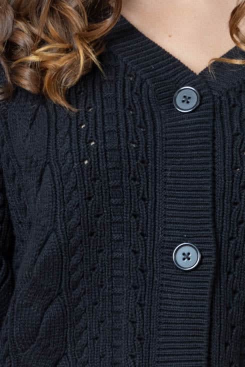 Tash Knit Cardi Black 4