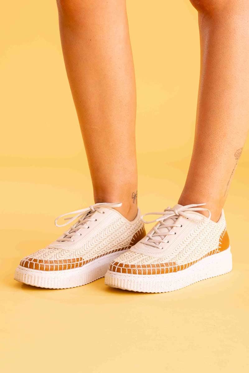 cream sneaker