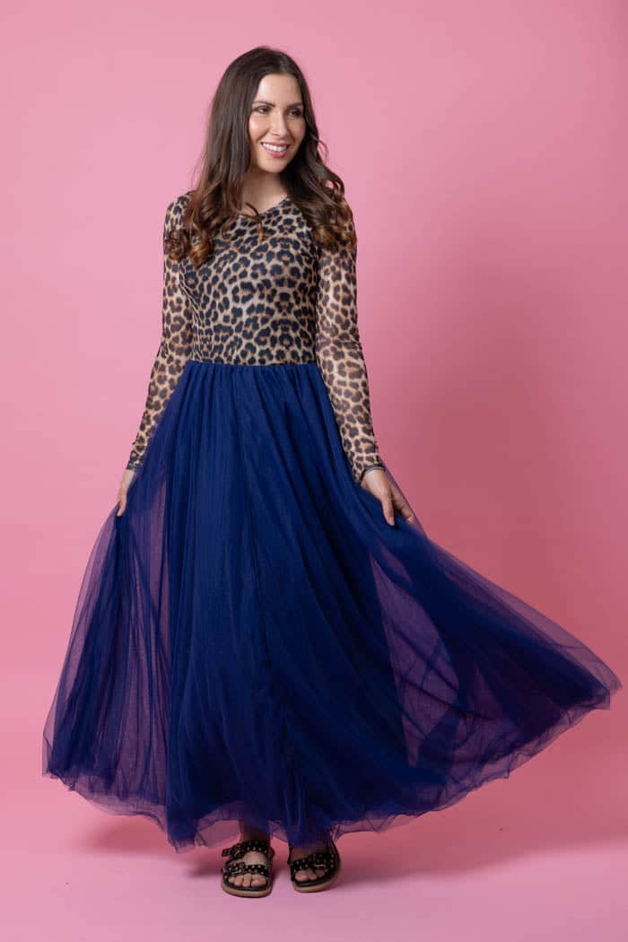 navy maxi skirt plus size