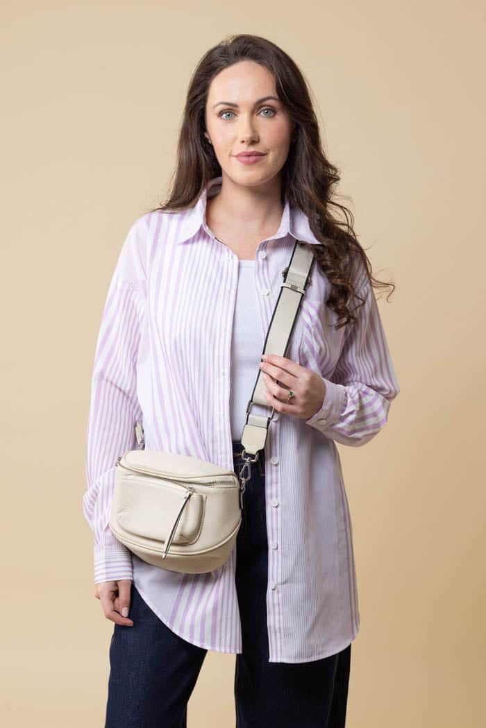 Thea Shirt Striped Lilac