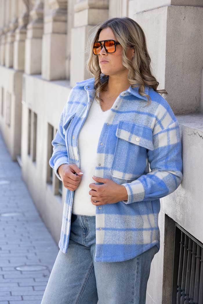 Vine Shacket Blue White 2