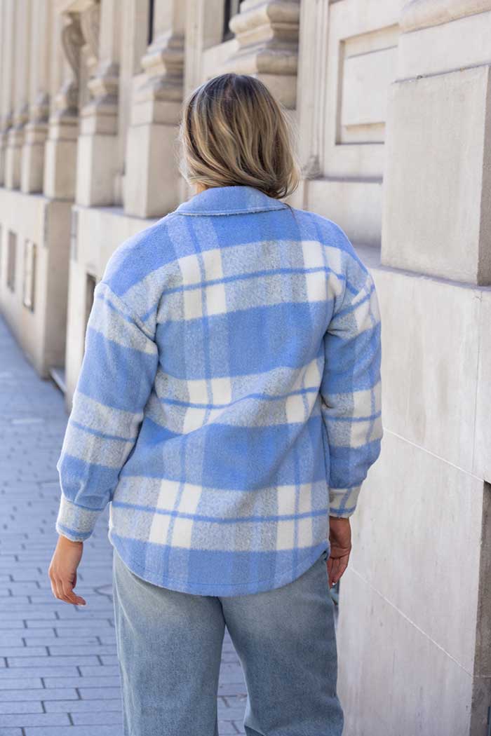 Vine Shacket Blue White 3