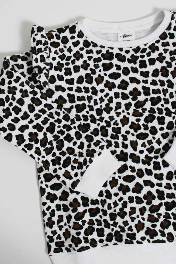 Willow Sweater White Leopard 2